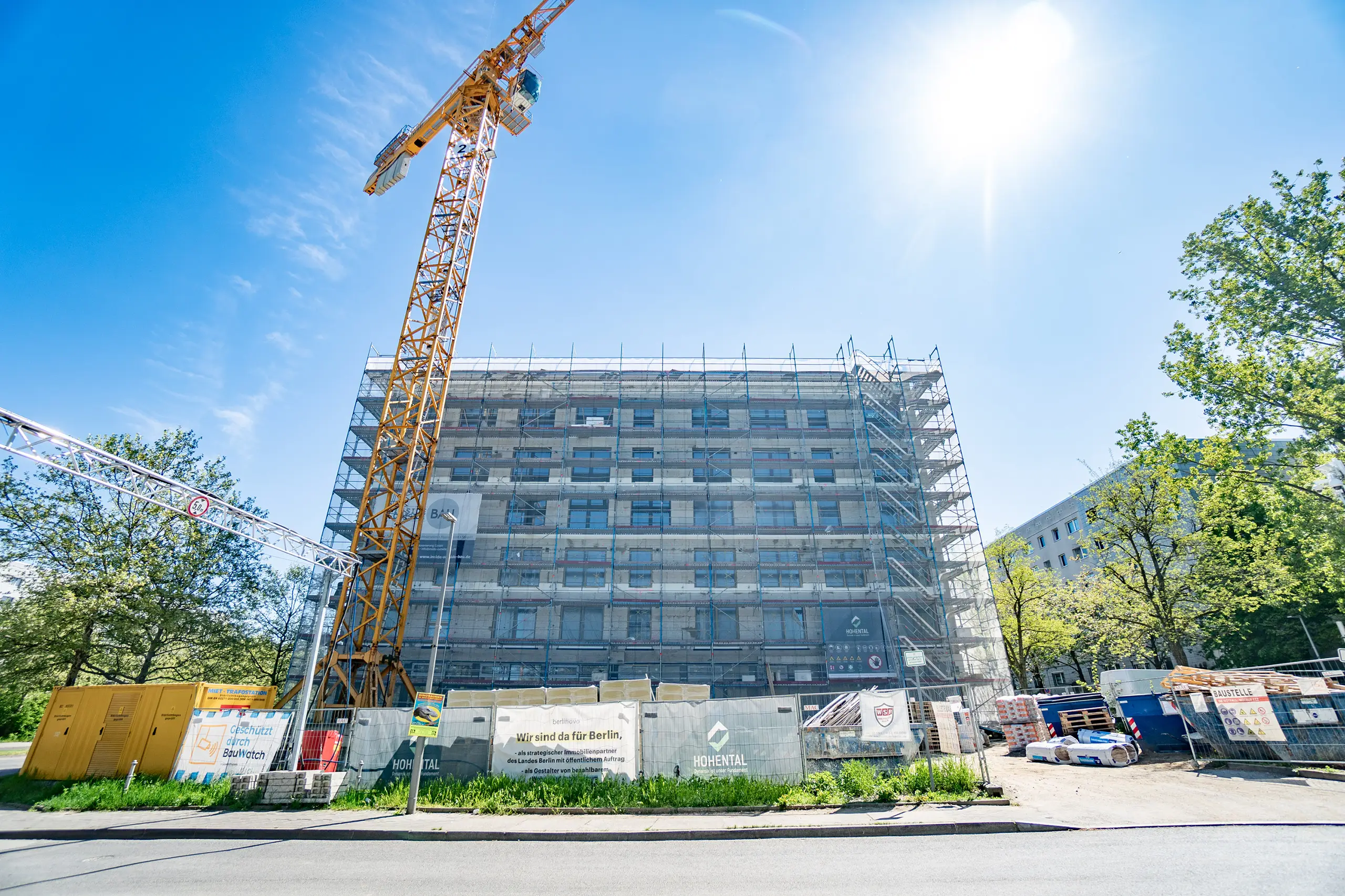 Hohental Baufortschritt CEC April