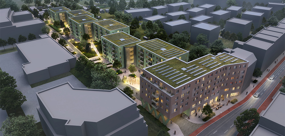 Lueckstrasse Visualisierung Gebaeude